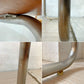 イデー IDEE 積層天板 × パイプ脚 ワークテーブル W120cm ダークブラウン ビンテージ ミッドセンチュリー インダストリアル ★