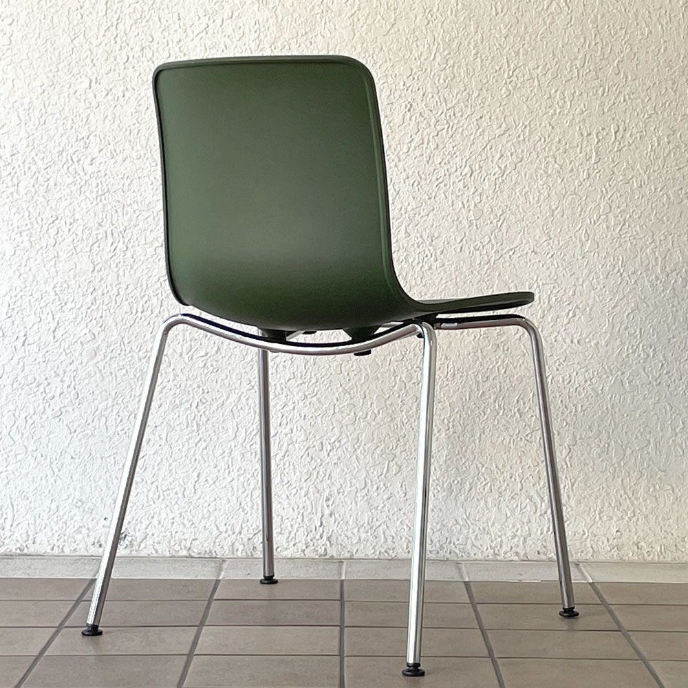 ヴィトラ vitra ハルチューブ HAL Tube サイドチェア ダイニングチェア スタッカブル グリーン ジャスパー・モリソン C ◇