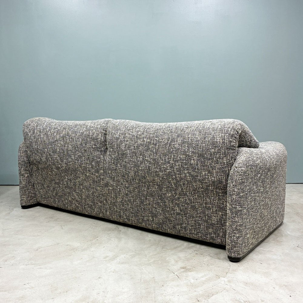 カッシーナイクスシー Cassina ixc. マラルンガ MARALUNGA 675-2PW 2人掛け ワイドソファ ヴィコ・マジストレッティ グレー系 ミックスファブリック MoMA ◎