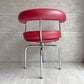 ル・コルビュジエ Le Corbusier LC7 フォートゥイユ トゥルナン スウィベルチェア リプロダクト ボルドーカラー 名作椅子 ♪