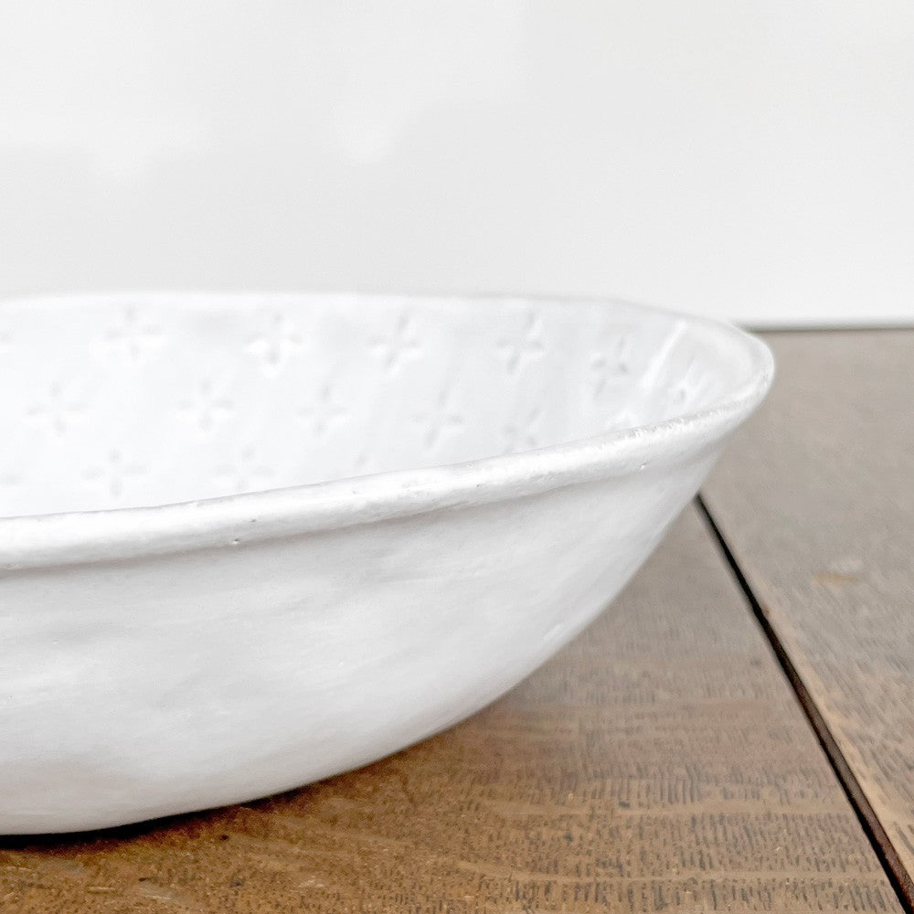 アスティエ・ド・ヴィラット ASTIER de VILLATTE チュイルリー Tuileries スーププレート φ22cm 陶器 フランス ■