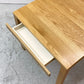 無印良品 MUJI ダイニングテーブル 無垢集成材 オーク材 引出付 W80cm スクエア ナチュラルスタイル 参考価格￥59,900- ●