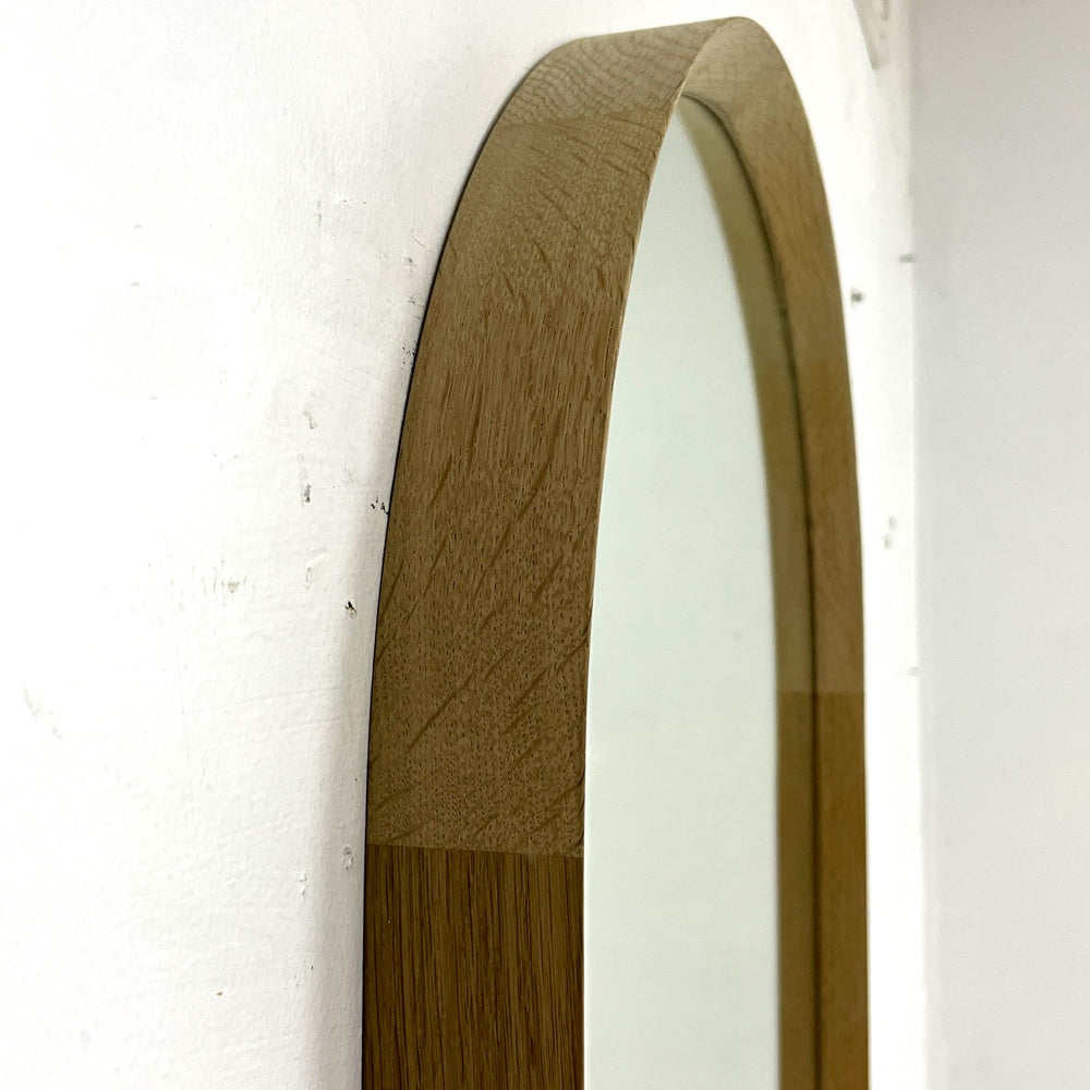 マーフ MURPH オリジナルミラー arch mirror ウォールミラー オーク材 ソープフィニッシュ 壁掛け鏡 W46xH63cm シンプル ミニマル ナチュラル ●