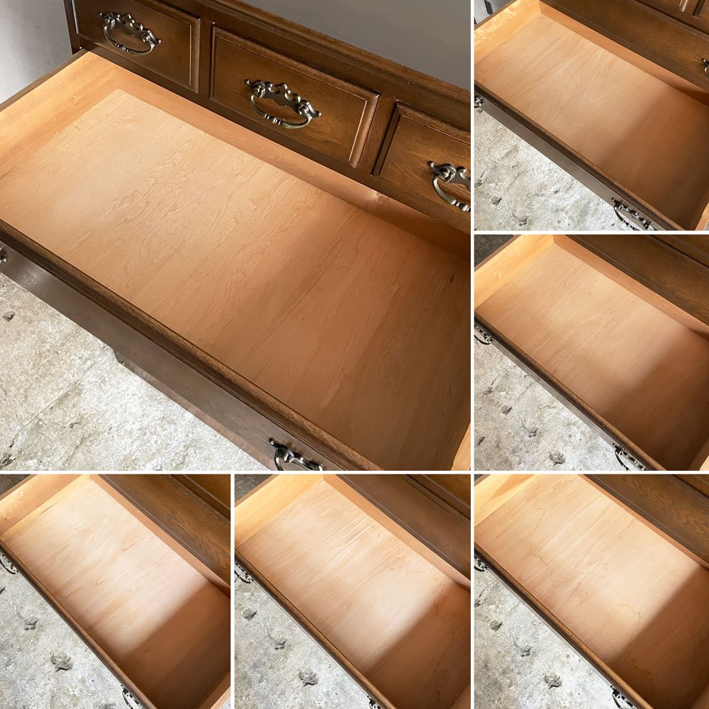 ノックオンウッド Knock on wood ハイチェスト オーダー構成 オーク材 国内生産 クラシカルスタイル ■