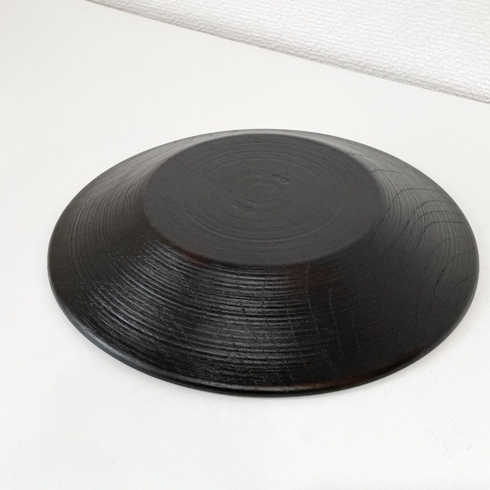 赤木明登 Akito Akagi パスタ皿 黒 nurimono 約21cm 漆器 輪島塗 現代作家 B ◎