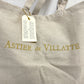 アスティエ・ド・ヴィラット Astier de Villatte Ecru ショッピングバッグ トートバッグ エコバッグ フランス 定価￥14,190- タグ付 未使用 ●