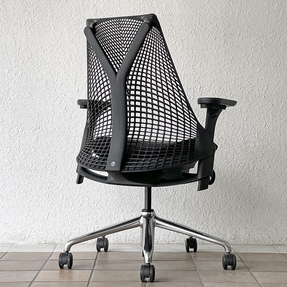 ハーマンミラー HermanMiller セイルチェア SAYL Chair サスペンションミドルバック アジャスタブルアーム 2024年製 イヴ・ベアール ◇