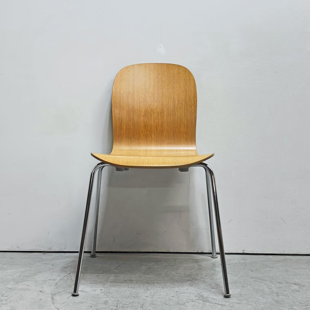 カッペリーニ Cappellini テイト TATE スタッキングチェア プライウッド ジャスパー・モリソン ナチュラルカラー 店舗什器 イタリア ●