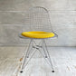 ヴィトラ vitra ワイヤーチェア Eames Wire Chair DKR5 エッフェルベース シートパッド付 イエローカラー C&R イームズ ミッドセンチュリー ♪