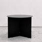 ヘイ HAY スリットテーブル SLIT TABLE XL サイドテーブル ローテーブル ラウンド Φ45cm スチール ブラック 北欧 デンマーク モダン B ●
