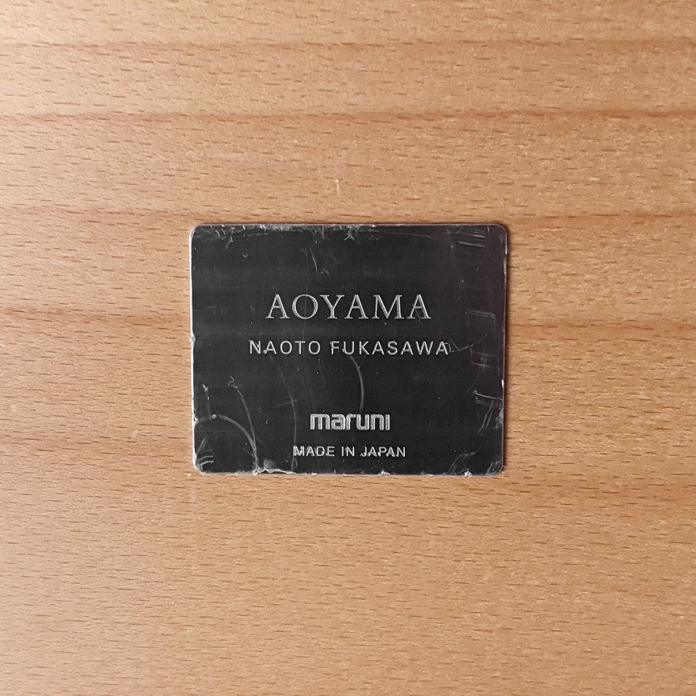 アクタス ACTUS × マルニ木工 MARUNI × 深澤直人 アオヤマ AOYAMA ダイニングテーブル ビーチ材 半楕円型 W150cm ナチュラル オーダー品 ■