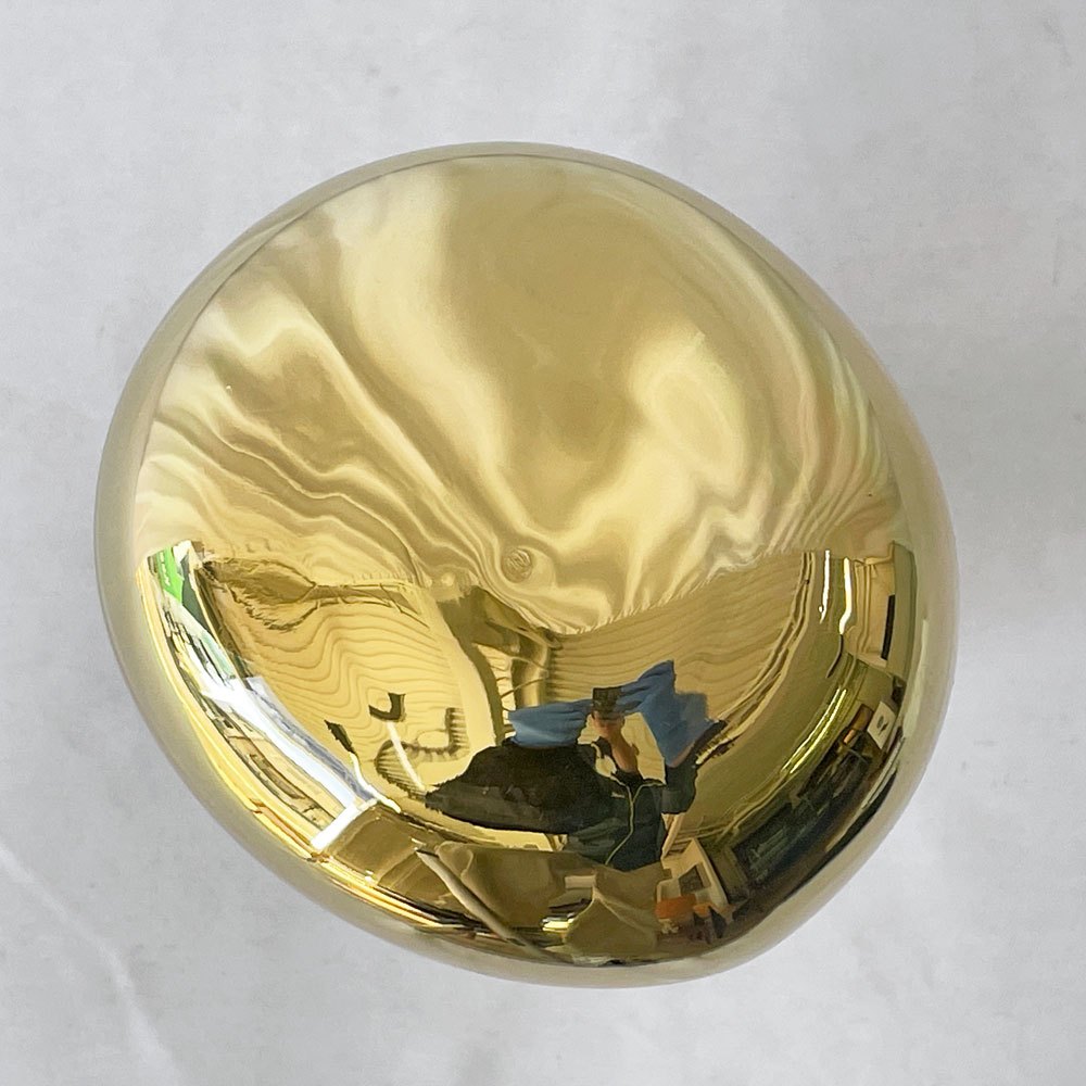 トムディクソン Tom Dixon メルトポータブル MELT PORTABLE ゴールド 内蔵LED テーブルライト 間接照明 未使用品 箱付 定価¥49,500- ◇