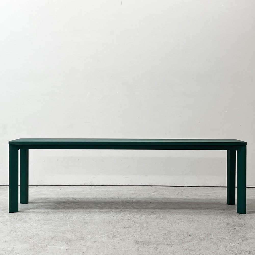 ザ・コンランショップ THE CONRAN SHOP ハイライン アウトドア ベンチ HIGHLINE OUTDOOR BENCH グリーン ●
