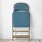 クラリン CLARIN フォールディングチェア FOLDING CHAIR フルクッション 折り畳み ティールカラー US家具 P.F.S.取扱 定価￥30,800- ★