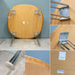 フリッツハンセン Fritz Hansen B603 スーパー円テーブル Bテーブル ダイニングテーブル 100x100cm ピート・ヘイン アルネ・ヤコブセン 北欧家具 2002年製 ◎