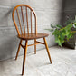 アーコール Ercol フープバックチェア ダイニングチェア スポークバック エルム材 UKビンテージ 英国家具 ♪