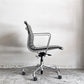 ハーマンミラー Herman Miller イームズアルミナムグループチェア マネージメントチェア アルミバフベース ガス圧昇降仕様 5本脚 キャスタータイプ 本革 イームズ ■
