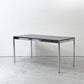 USMモジュラーファニチャー USM Haller USMハラーテーブル ワーキングデスク ダイニングテーブル オーク材 アジャスター付き ブラック W150×D75×H72cm ●