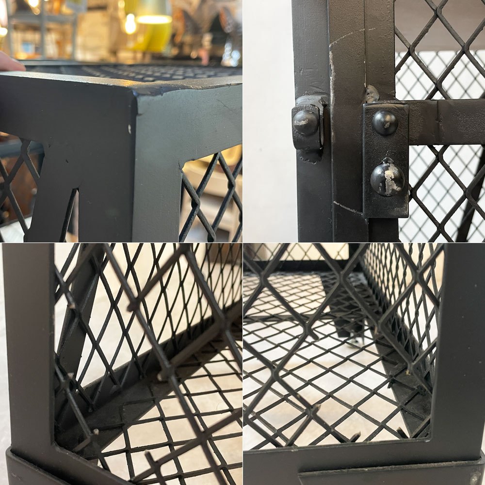 クラッシュゲート CRASH GATE ノットアンティークス CAGO カーゴ ロッカーキャビネット 570  メッシュキャビネット W57cm 棚板4枚 アジャスター付 関家具 インダストリアル 定価￥94,600- ★
