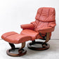 エコーネス EKORNES ストレスレスチェア Stressless レノ RENO リクライニングチェア オットマンセット Mサイズ ノルウェー 北欧家具 ●