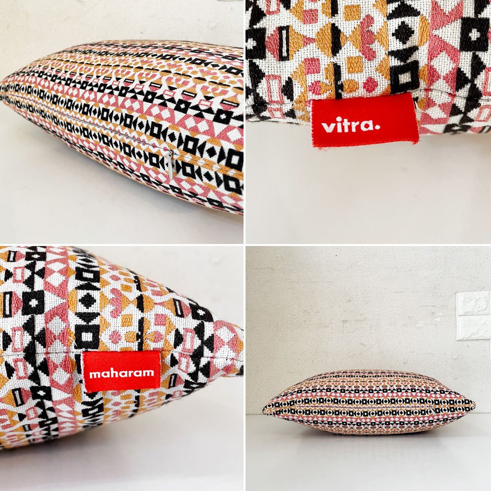 ヴィトラ vitra. アラベスク Arabesque クッション ピロー 40×30cm マハラム生地 アレキサンダー・ジラード 廃番 ◎