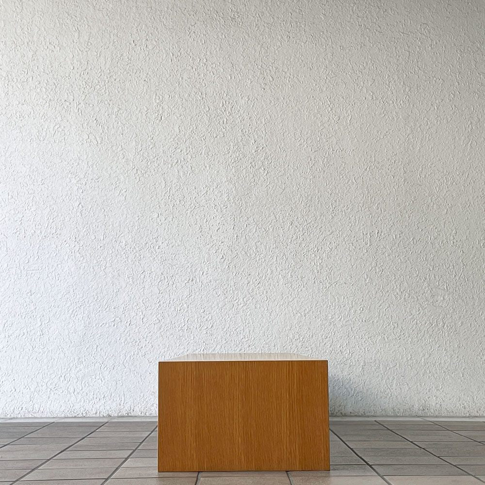 モダンデザイン Modern Design オーク材 コの字 ローテーブル ローボード ディスプレイボード 飾り台 W150×H25cm ナチュラルデザイン◇
