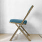 クラリン CLARIN フォールディングチェア FOLDING CHAIR フルクッション 折り畳み ティールカラー US家具 P.F.S.取扱 定価￥30,800- ★