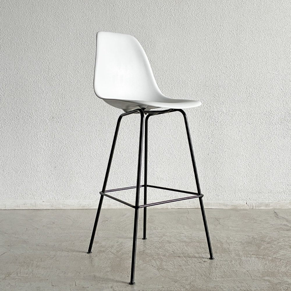 ハーマンミラー Herman Miller イームズ シェルスツール バーハイトスツール ホワイト H115.5cm ポリプロピレン製 イームズ ミッドセンチュリー A 〓