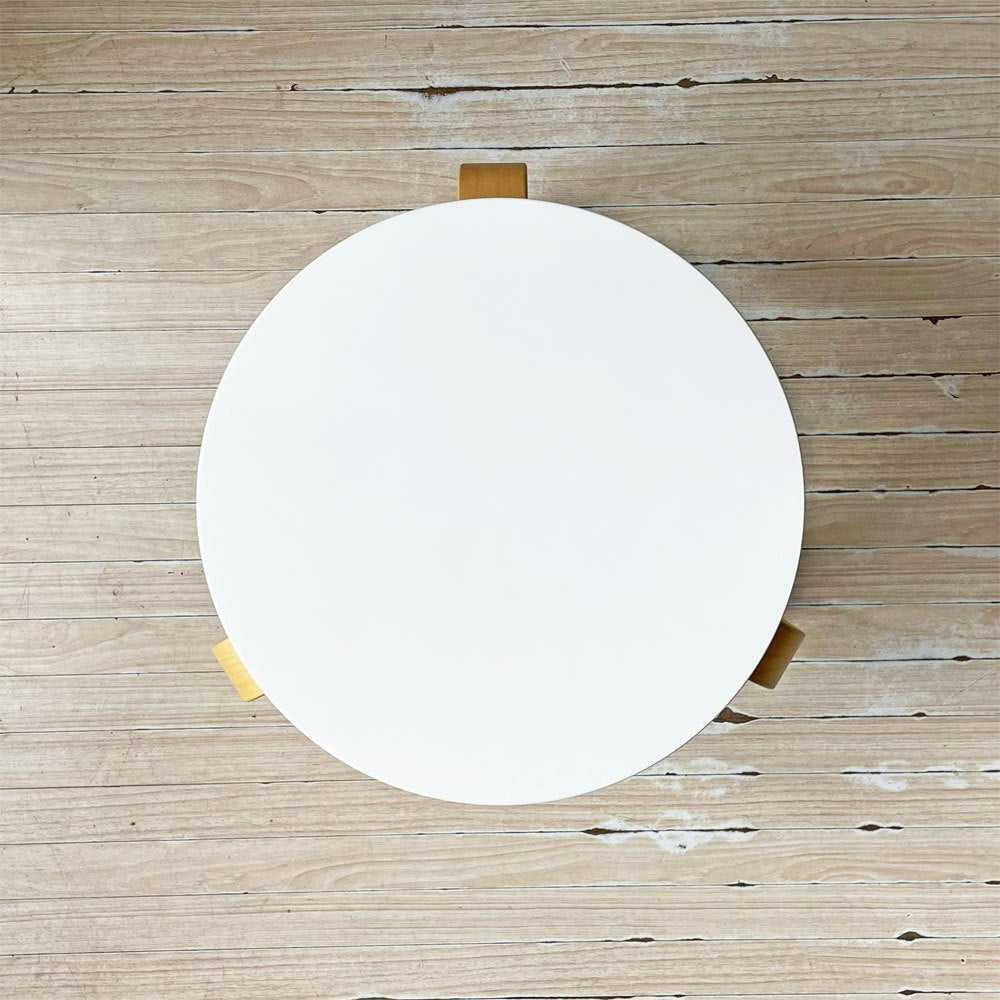 アルテック artek スツール60 Stool60 スツール 3本脚 ホワイトラッカー アルヴァ・アアルト 北欧家具 定価￥48,400 ★