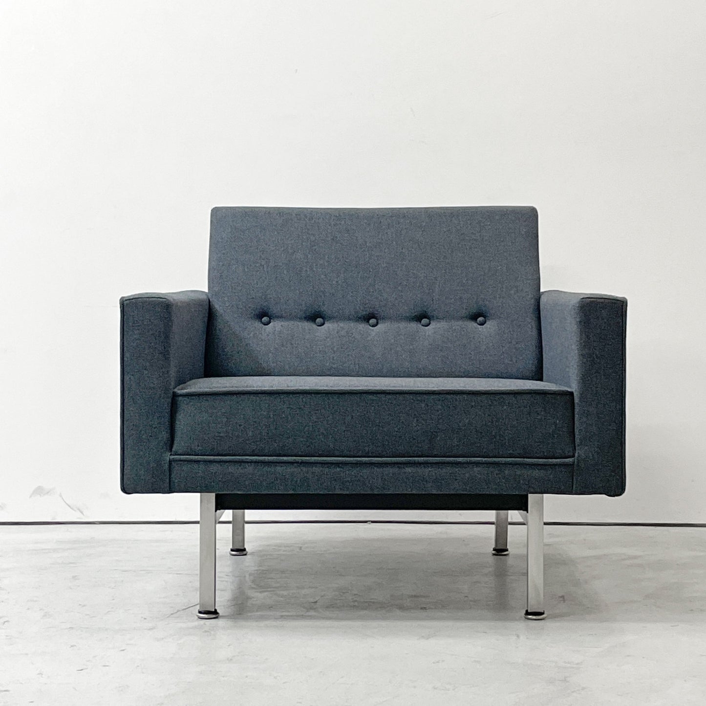 ハーマンミラー Herman Miller モジュラーシーティンググループ 1Pソファ ラウンジチェア ジョージ・ネルソン ビンテージ ミッドセンチュリーモダン ●