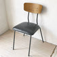 ジャーナルスタンダードファニチャー journal standard Furniture j.s.F ヘンリー HENRY ダイニングチェア PVCレザー アイアン 廃番 ★