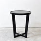 カッシーナイクスシー CASSINA ixc. ラーゴ LAGO ダークグレーガラス サイドーテーブル Ø48cm ミニマルモダン イタリア 定価￥176,000- ●
