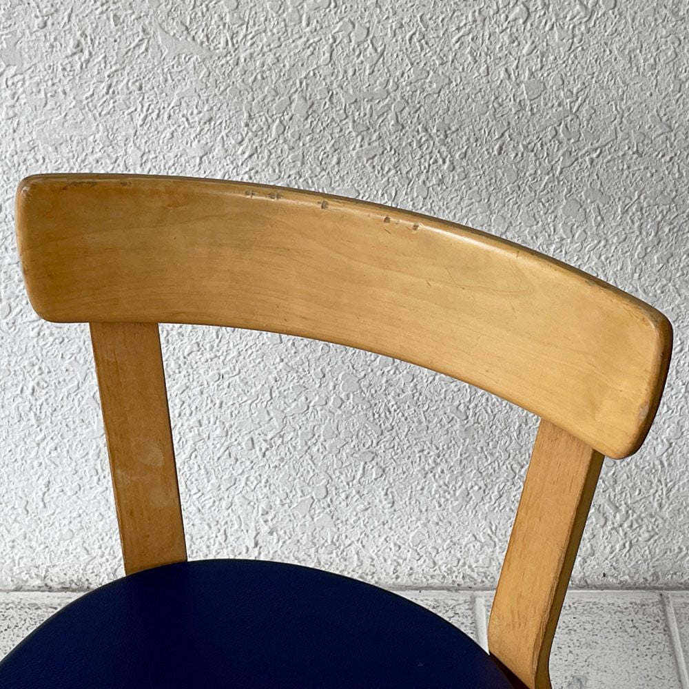 アルテック artek チェア 69 Chair 69 ダイニングチェア バーチ材 ビニールレザー ビンテージ アルヴァ・アアルト フィンランド 北欧家具 A ◇