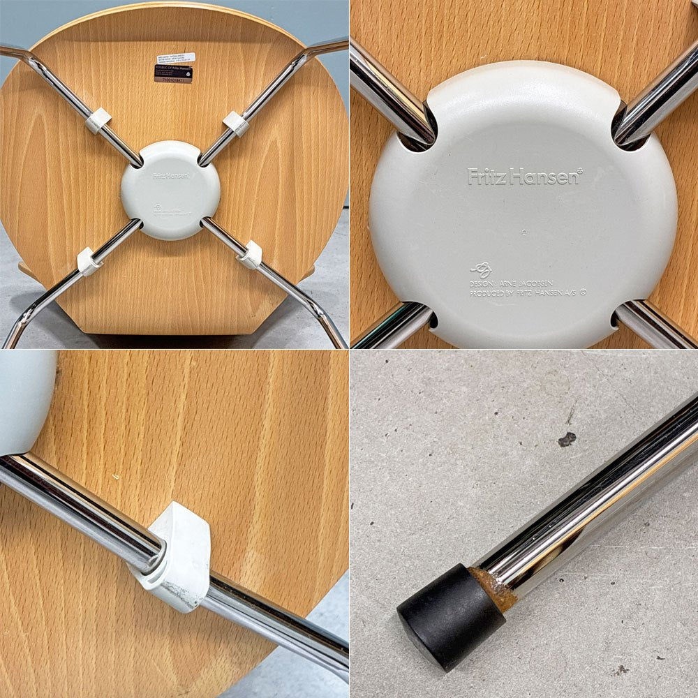 フリッツハンセン Fritz Hansen セブンチェア Seven Chair アルネヤコブセン Arne Jacobsen ナチュラル ビーチ材 北欧家具 ◎