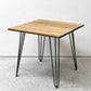 ガルト GART 1290 TABLE ダイニングテーブル カフェテーブル エルム古材×アイアン 幅80cm インダストリアルデザイン 工業系 ●