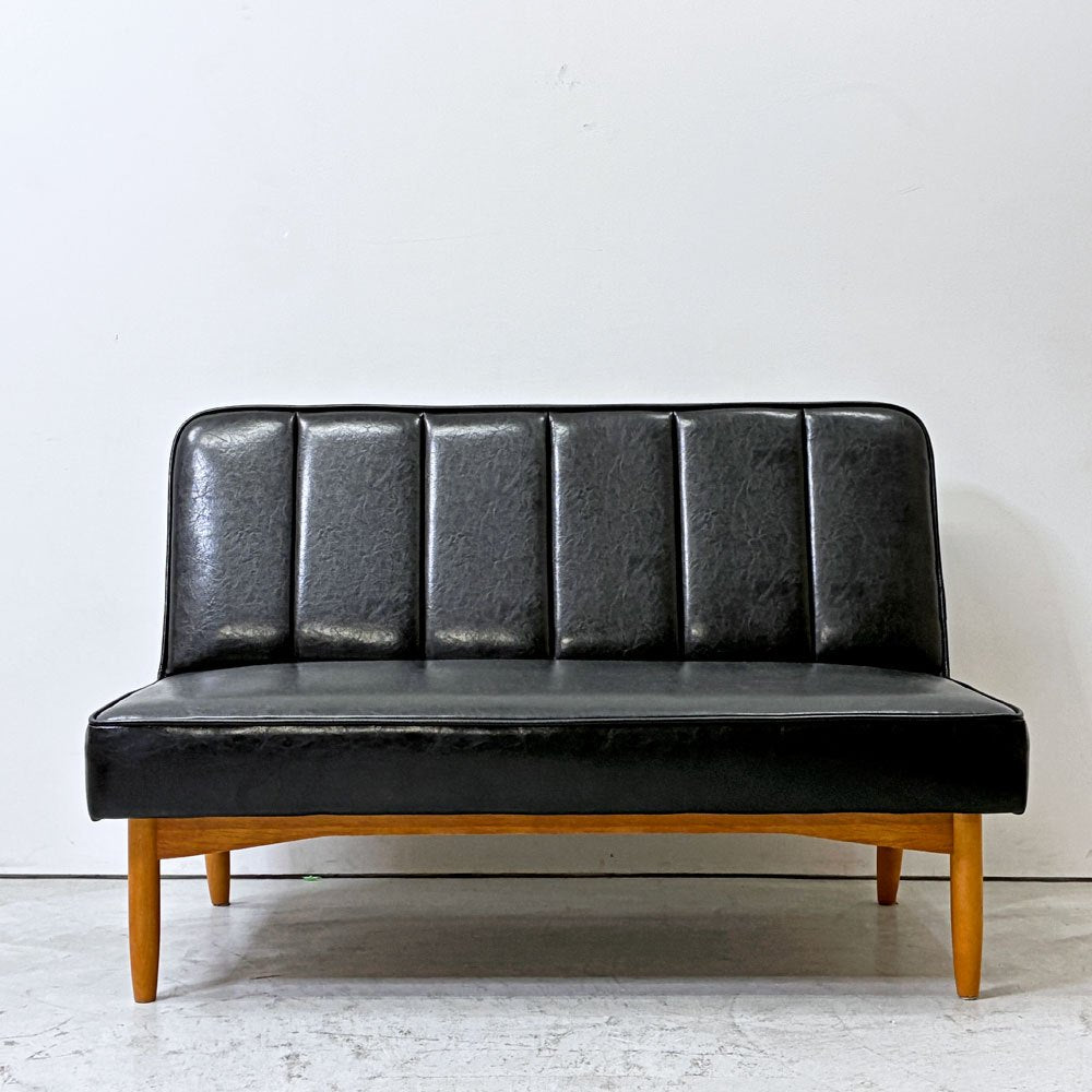 ウニコ unico ワイス WYTHE ベンチバックレスト 二人掛けソファ 2PSOFA カフェスタイル 廃番 定価￥52,800- ●