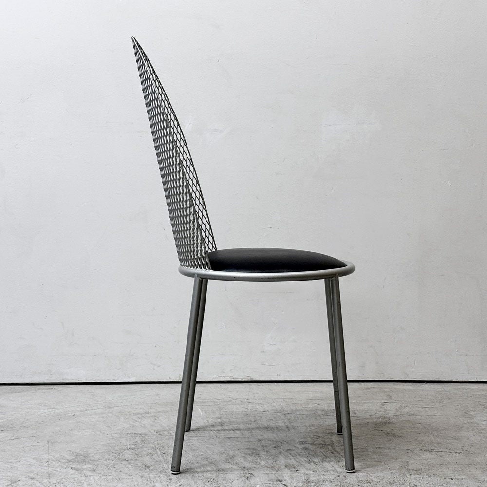 カッシーナ Cassina Interdecor ハル2チェア HAL2 クッションシート エキスパンテッドメタル 倉俣史朗 1987年 ポストモダン ビンテージ 希少 ●