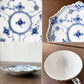 ロイヤルコペンハーゲン ROYAL COPENHAGEN ブルーフルーテッド フルレース ティー カップ & ソーサー デンマーク 北欧食器 A ★