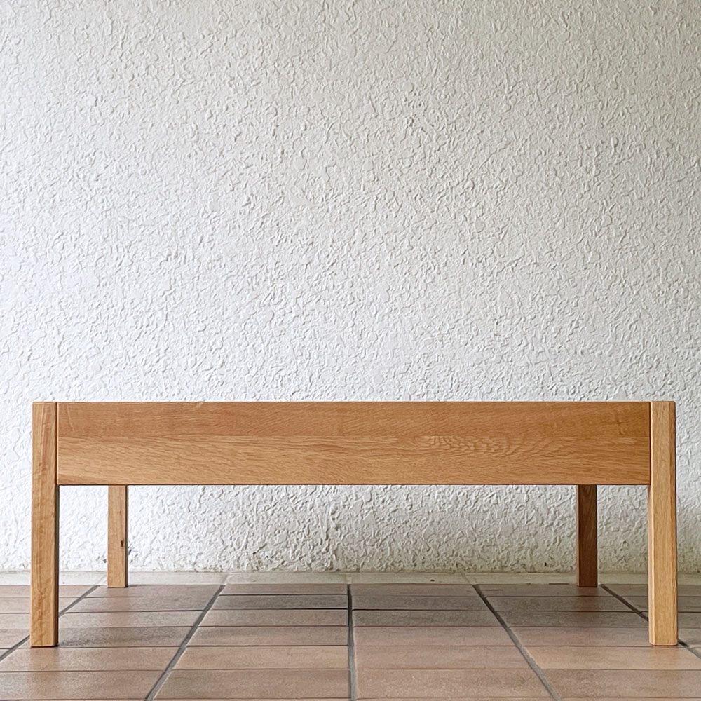 ノーウェアライクホーム NOWHERE LIKE HOME ピープル PEOPLE センターテーブル オーク材 w77cm 関家具 展示未使用品 ◇