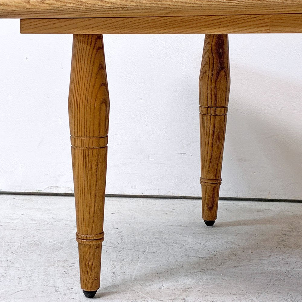 ジャーナルスタンダードファニチャー j.s.F アビー ABBEY コーヒーテーブル COFFEE TABLE アッシュ材 W130cm 廃番 ●