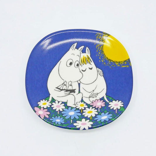 アラビア ARABIA ムーミン Moomin 月光 Moonshine プレート 飾り皿 1991-1997 廃番 フィンランド 北欧食器 A ●