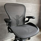 ハーマンミラー Herman Miller アーロンチェア リマスタード フル装備 Cサイズ デスクチェア オフィスチェア グラファイトベース ポスチャーフィットSL ♪