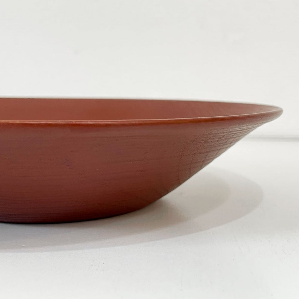 赤木明登 Akito Akagi 深皿 赤 nurimono 約21cm 漆器 輪島塗 現代作家 D ◎
