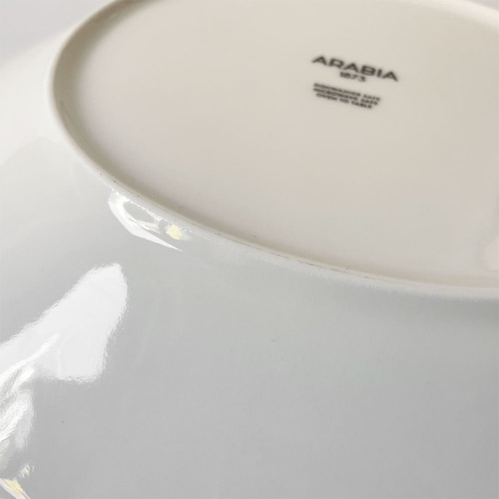 アラビア ARABIA エエヴァ EEVA オーバルプレート 25cm ホワイト スコープ scope 復刻品 北欧食器 B ★