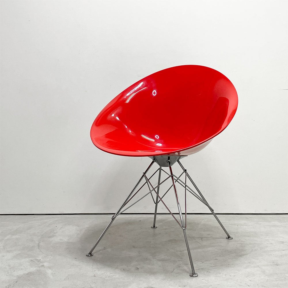 カルテル Kartell エロエス ERO S ダイニングチェア レッド 4本脚 フィリップ・スタルク スペースエイジ イタリア 参考定価￥93,400- ●