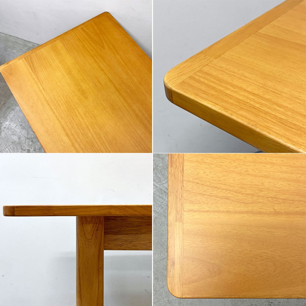 無印良品 MUJI 木製テーブル ダイニングテーブル ラバーウッド材 Ｗ180cm ナチュラルデザイン 参考定価￥59,900-  ●