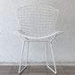 ノル Knoll 420 サイドチェア ワイヤーチェア ホワイト ハリー・ベルトイア Harry Bertoia ミッドセンチュリー 名作椅子 ◇