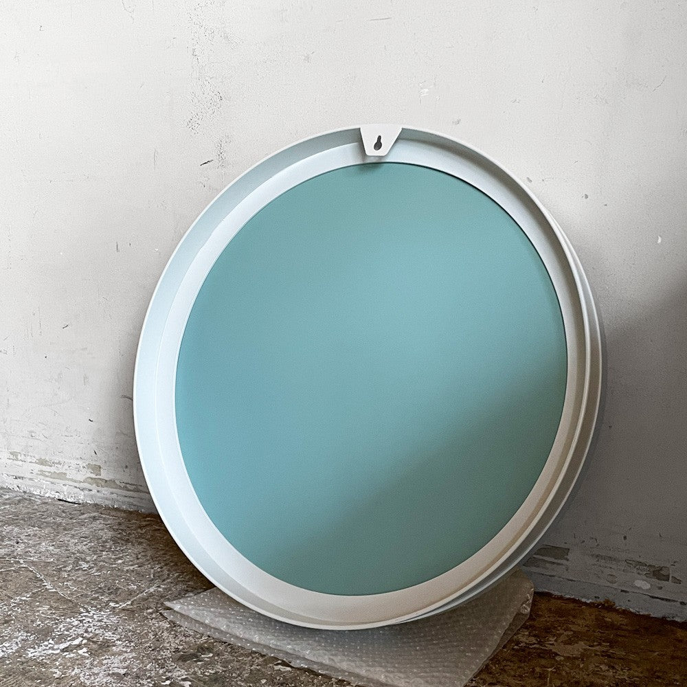 ヘイ HAY ストラップミラー STRAP MIRROR NO 2 ウォールミラー ライトグレー Φ50 壁掛け鏡 北欧家具 定価￥55,000- ■