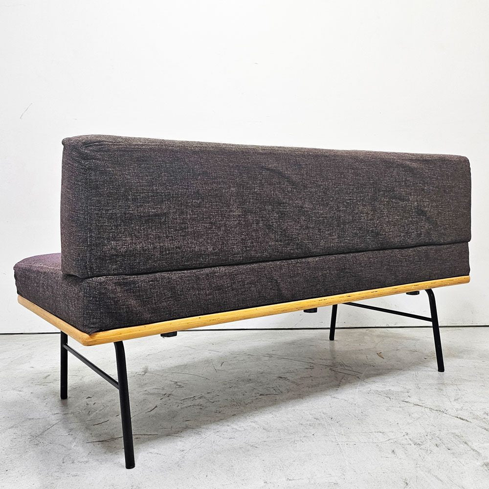 ウニコ unico ファニート ベンチ バックレスト FUNEAT bench backrest 鉄脚 オーク材  スチールレッグ カバーリング カフェスタイル W126cm 定価￥65,780- ●