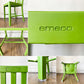 エメコ emeco × コカ・コーラ Coca-Cola ネイビーチェア 111 Navy Chair ダイニングチェア グリーン 再生ペットボトル アメリカ 定価￥137,500- ◎